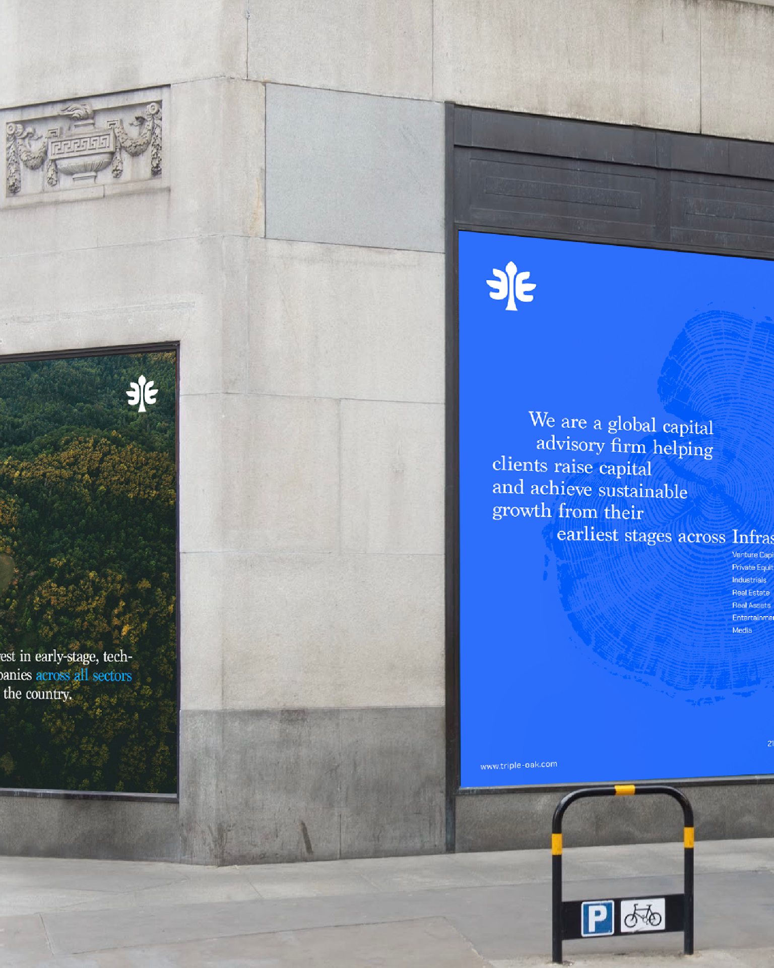 Triple Oak Capital outdoor billboard