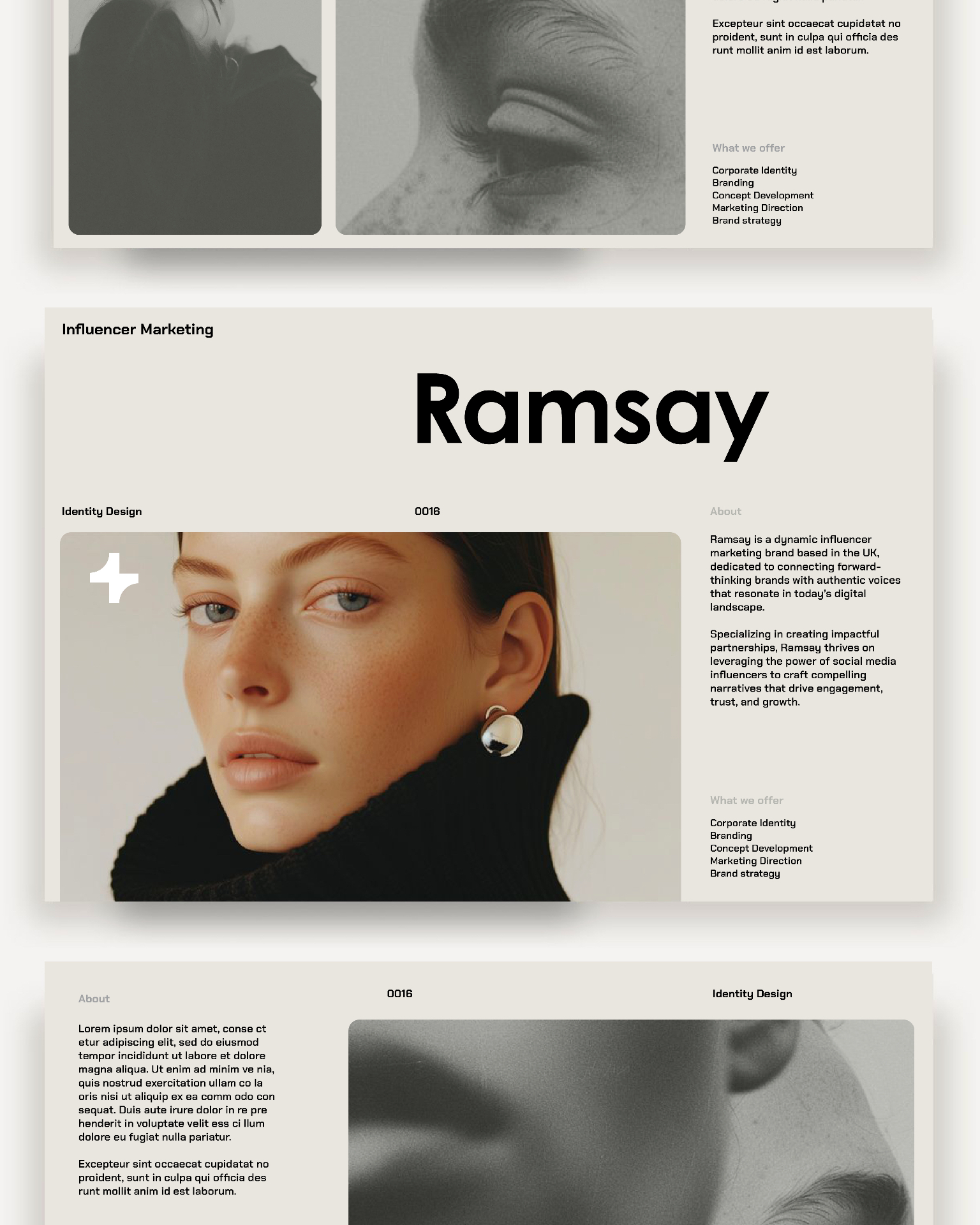 Ramsay brand identity portrait